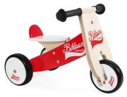 Janod Little Bikloon Bikloon Laufrad Klein Rot/Weiß Holz (03261)