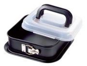Kaiser Bake&Take Springform mit Transporthaube 24 x 24 cm