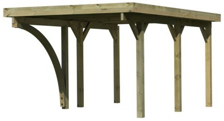 Karibu Einzelcarport Classic 1 (61950)