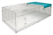 Kerbl Freilaufgehege mit Dach und Ausbruchsperre