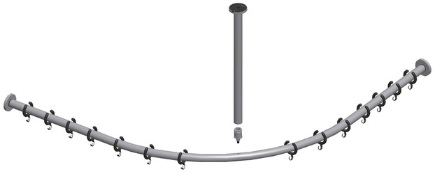 Keuco Plan Brausevorhangstangen-Set (14938010900)