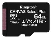 Kingston Canvas Select Plus R100 microSDXC 64GB Kit 3er Pack (SDCS2/64GB-3P1A)