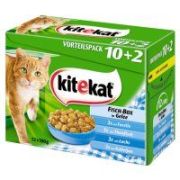 Kitekat Fisch-Box in Gelee Portionsbeutel 12 x 100 g