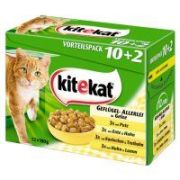 Kitekat Geflügel-Allerlei in Gelee Portionsbeutel 12 x 100 g
