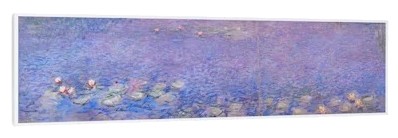 Klarstein Wonderwall Air Art Smart Infrarotheizung 120 x 30 cm 350 W Seerosen