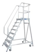 Krause Podestleiter 8 Stufen fahrbar