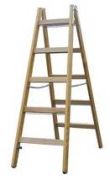 Krause Sprossen-Doppelleiter 2x8 Sprossen