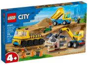 LEGO City Baufahrzeuge und Kran mit Abrissbirne (60391)