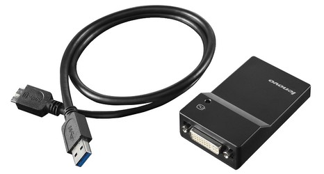 Lenovo USB-3.0-zu-DVI VGA-Bildschirmnetzteil (0B47072)
