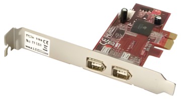 Lindy FireWire Karte 1394a 2 Port PCI-Express (51180)