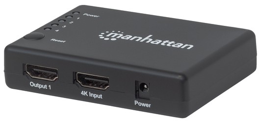 Manhattan 207706 4K Compact 4-Port HDMI Splitter
