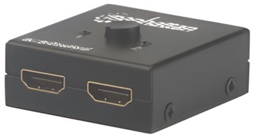 Manhattan 207850 4K Bi-Directional 2-Port HDMI Splitter/Switch