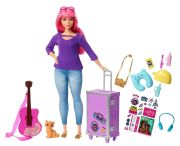 Mattel Barbie Reise Daisy Puppe und Zubehör (FWV26)