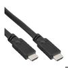 InLine HDMI Kabel 19pol St/St, schwarz, 15m, 17615E InLine HDMI Kabel 19pol St/St, schwarz, 15m, 17615E