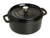 Staub Cocotte Schmortopf schwarz 24 cm Staub Cocotte Schmortopf schwarz 24 cm