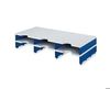 Ablagesystem Styro styrodoc trio, Fächer 6 Standard, Erweiterungsmodul, grau/blau, 22109 Ablagesystem Styro styrodoc trio, Fächer 6 Standard, Erweiterungsmodul, grau/blau, 22109