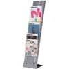 Fast Paperflow Prospekt-Bodenständer "Alu", 2857.35 Fast Paperflow Prospekt-Bodenständer "Alu", 2857.35