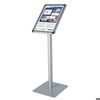 Franken Infodisplay DIN A4 hoch auf Stativ, Hhe 80 cm, Aluminium, BS0901 Franken Infodisplay DIN A4 hoch auf Stativ, Hhe 80 cm, Aluminium, BS0901