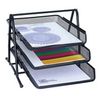 WEDO Briefablage Office, aus Drahtmetall, 3 Ablagen, schwarz, 65 801 WEDO Briefablage Office, aus Drahtmetall, 3 Ablagen, schwarz, 65 801