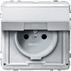 Merten Steckdose Kontaktst Klapp Schrift alu MEG2612-7260 Merten Steckdose Kontaktst Klapp Schrift alu MEG2612-7260