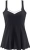 Lascana Badekleid mit Kontrasteinsätzen und Shaping-Effekt Lascana Badekleid mit Kontrasteinsätzen und Shaping-Effekt