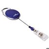 DURABLE Ausweishalter mit Jojo, oval, blau mit Druckknopf-Schlaufe, (8324-07) DURABLE Ausweishalter mit Jojo, oval, blau mit Druckknopf-Schlaufe, (8324-07)