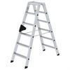 Günzburger Stufenstehleiter Alu. 6Stufen 8,9kg 2seitig Leiter-H.1390mm Trgf150kg/Stufe Günzburger Stufenstehleiter Alu. 6Stufen 8,9kg 2seitig Leiter-H.1390mm Trgf150kg/Stufe