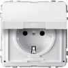 Merten MEG2310-7219 SCHUKO-Steckdose mit Klappdeckel, BRS, Steckklemmen, polarweiß, AQUADESIGN Merten MEG2310-7219 SCHUKO-Steckdose mit Klappdeckel, BRS, Steckklemmen, polarweiß, AQUADESIGN
