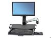 Ergotron StyleView Sit-Stand Combo Arm with Worksurface - Befestigungs, 45-260-026 Ergotron StyleView Sit-Stand Combo Arm with Worksurface - Befestigungs, 45-260-026