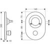 Hansgrohe - Umrüstset Kugel auf M3 Wannenmischer - 96385000 (chrom) Hansgrohe - Umrüstset Kugel auf M3 Wannenmischer - 96385000 (chrom)