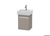 Duravit Ketho - Waschtischunterbau wandhängend Basalt Matt Dekor 400mm - KT6630R4343 Duravit Ketho - Waschtischunterbau wandhängend Basalt Matt Dekor 400mm - KT6630R4343