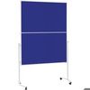 magnetoplan Moderationstafel, (B)1.200 x (H)1.500 mm, blau, 2111303 magnetoplan Moderationstafel, (B)1.200 x (H)1.500 mm, blau, 2111303