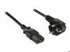 INLINE Netzkabel Schukostecker gewinkelt auf Kaltgeraetestecke schwarzr 5m INLINE Netzkabel Schukostecker gewinkelt auf Kaltgeraetestecke schwarzr 5m