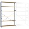 Manuflex PLANOFLEX Grundregal 6 Fachböden RAL0001, RP1344.0001 Manuflex PLANOFLEX Grundregal 6 Fachböden RAL0001, RP1344.0001