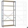 Manuflex PLANOFLEX Grundregal 6 Fachböden RAL5007, RP1328.5007 Manuflex PLANOFLEX Grundregal 6 Fachböden RAL5007, RP1328.5007