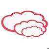 Magnetoplan 111152003 Moderationskarten und wolken klein, 420 x 250 mm Magnetoplan 111152003 Moderationskarten und wolken klein, 420 x 250 mm