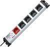 Kopp 227820012 POWERversal 1+4-fach mit Master/Slave und Überspannungsfilter , grau-schwarz Kopp 227820012 POWERversal 1+4-fach mit Master/Slave und Überspannungsfilter , grau-schwarz