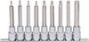 KS Tools 918.1317 1/2 Zoll Chrome Plus Bit-Stecknuss-Satz für TX-Schrauben, lang, 9-teilig, T20-T60 KS Tools 918.1317 1/2 Zoll Chrome Plus Bit-Stecknuss-Satz für TX-Schrauben, lang, 9-teilig, T20-T60