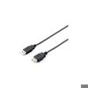 EQUIP USB 2.0 Verlaengerung A->A 5m S/B schwarz EQUIP USB 2.0 Verlaengerung A->A 5m S/B schwarz