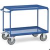 Fetra Tischwagen mit Wannen 400 kg, mit 2 Blechwannen, Griff waagerecht Fetra Tischwagen mit Wannen 400 kg, mit 2 Blechwannen, Griff waagerecht