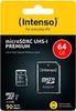 Intenso microSD Karte UHS-I Premium 64GB (3423490) Intenso microSD Karte UHS-I Premium 64GB (3423490)