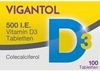 WICK Pharma Vigantol Vitamin D3 500 I.E. Tabletten 100 Stk. WICK Pharma Vigantol Vitamin D3 500 I.E. Tabletten 100 Stk.