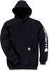 Carhartt Midweight Sleeve Logo Hooded Sweatshirt Carhartt Midweight Sleeve Logo Hooded Sweatshirt