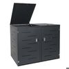Mendler HWC-E83 2er-Mülltonnenverkleidung 108 x 61 x 76 cm Mendler HWC-E83 2er-Mülltonnenverkleidung 108 x 61 x 76 cm