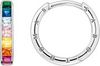 Thomas Sabo Creolen bunte Steine Pavé silber (CR668-477-7) Thomas Sabo Creolen bunte Steine Pavé silber (CR668-477-7)