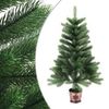 vidaXL Künstlicher Weihnachtsbaum Naturgetreue Nadeln Grün 90 cm vidaXL Künstlicher Weihnachtsbaum Naturgetreue Nadeln Grün 90 cm