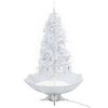 vidaXL Schneiender Weihnachtsbaum mit Schirmfuß Weiß 190 cm vidaXL Schneiender Weihnachtsbaum mit Schirmfuß Weiß 190 cm