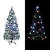 vidaXL Künstlicher Weihnachtsbaum mit Ständer/LED Fiberoptik 210 cm vidaXL Künstlicher Weihnachtsbaum mit Ständer/LED Fiberoptik 210 cm