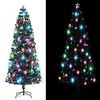 vidaXL Künstlicher Weihnachtsbaum mit Ständer/LED Fiberoptik 240 cm vidaXL Künstlicher Weihnachtsbaum mit Ständer/LED Fiberoptik 240 cm