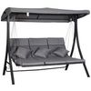 Outsunny Hollywoodschaukel 3-Sitzer 200 x 115 x 168 cm Outsunny Hollywoodschaukel 3-Sitzer 200 x 115 x 168 cm